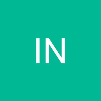 Initials of the candidate on a colored background