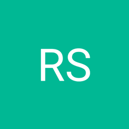 Initials of the candidate on a colored background